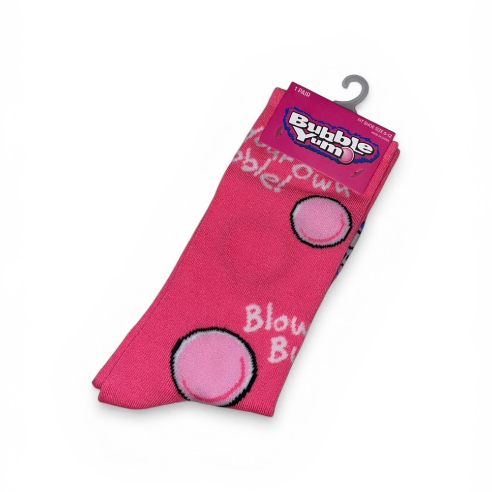 Bubble Yum Pink Bubble Socks